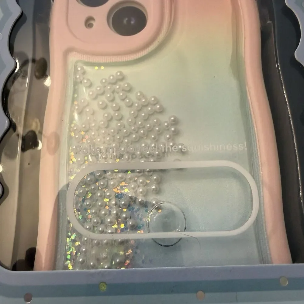 Artikl Peek-a-Pals Dream float iPhone 15 Case Bundle Chicks Liquid Glitter New